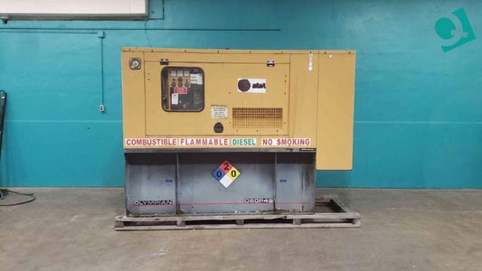 Caterpillar Olympian D60P4S 60kW Diesel Generator - Single Phase 120/240V Enclosed 532 Hrs TESTED (SKU: 113310)