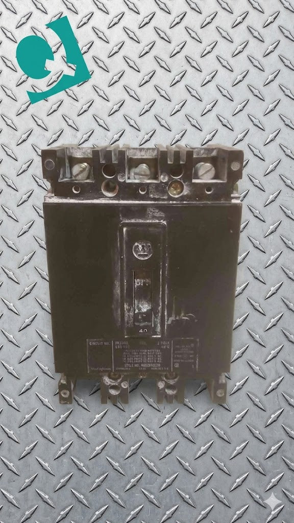 WESTINGHOUSE 40A 3 POLE 600VAC Circuit Breaker (SKU: 110209)