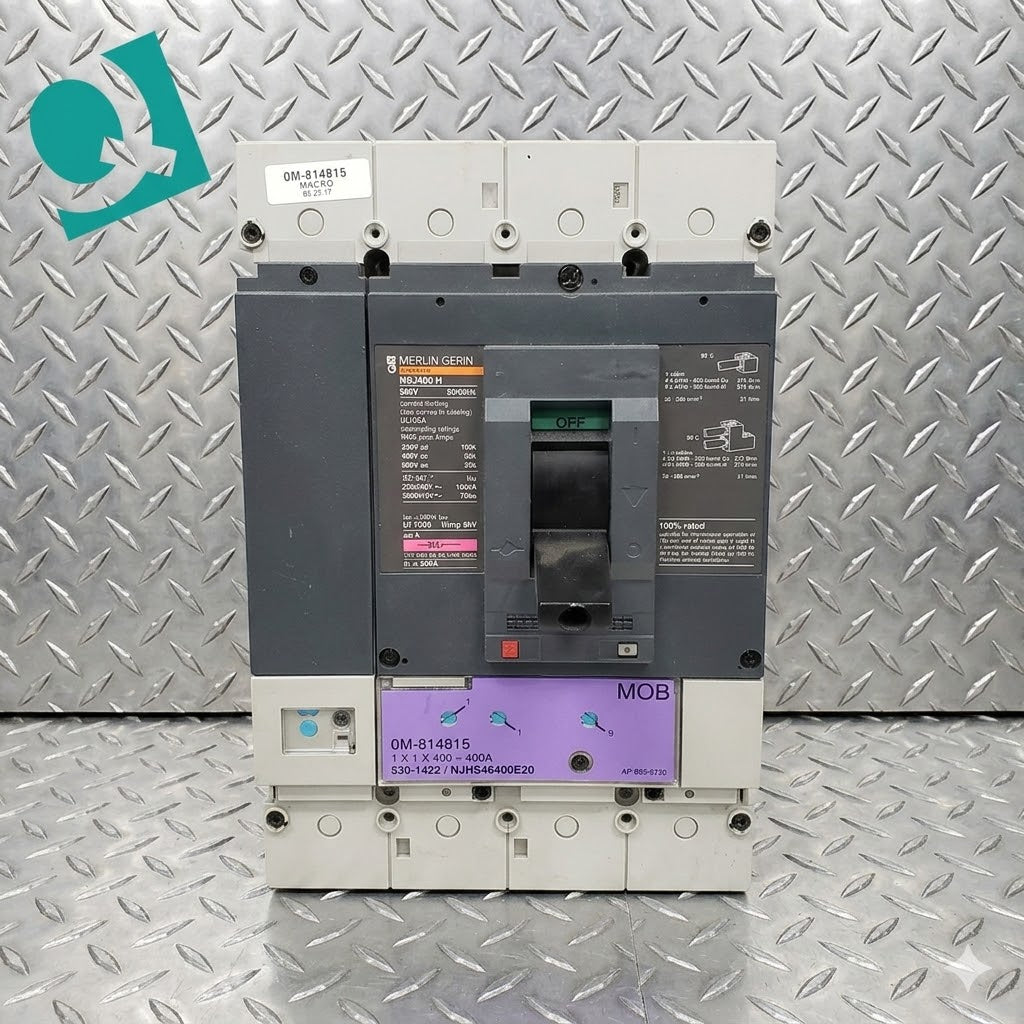Merlin Gerin 160/400A 600V Breaker NSJ400 H UIB trip unit(SKU: 111871)