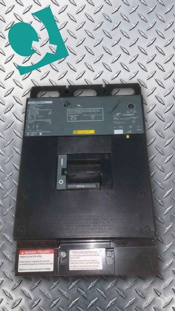 Square D LCL363506168 350 Amp 3 Pole 600V Circuit Breaker LCL 350A 65k LC Frame (SKU: 113388)