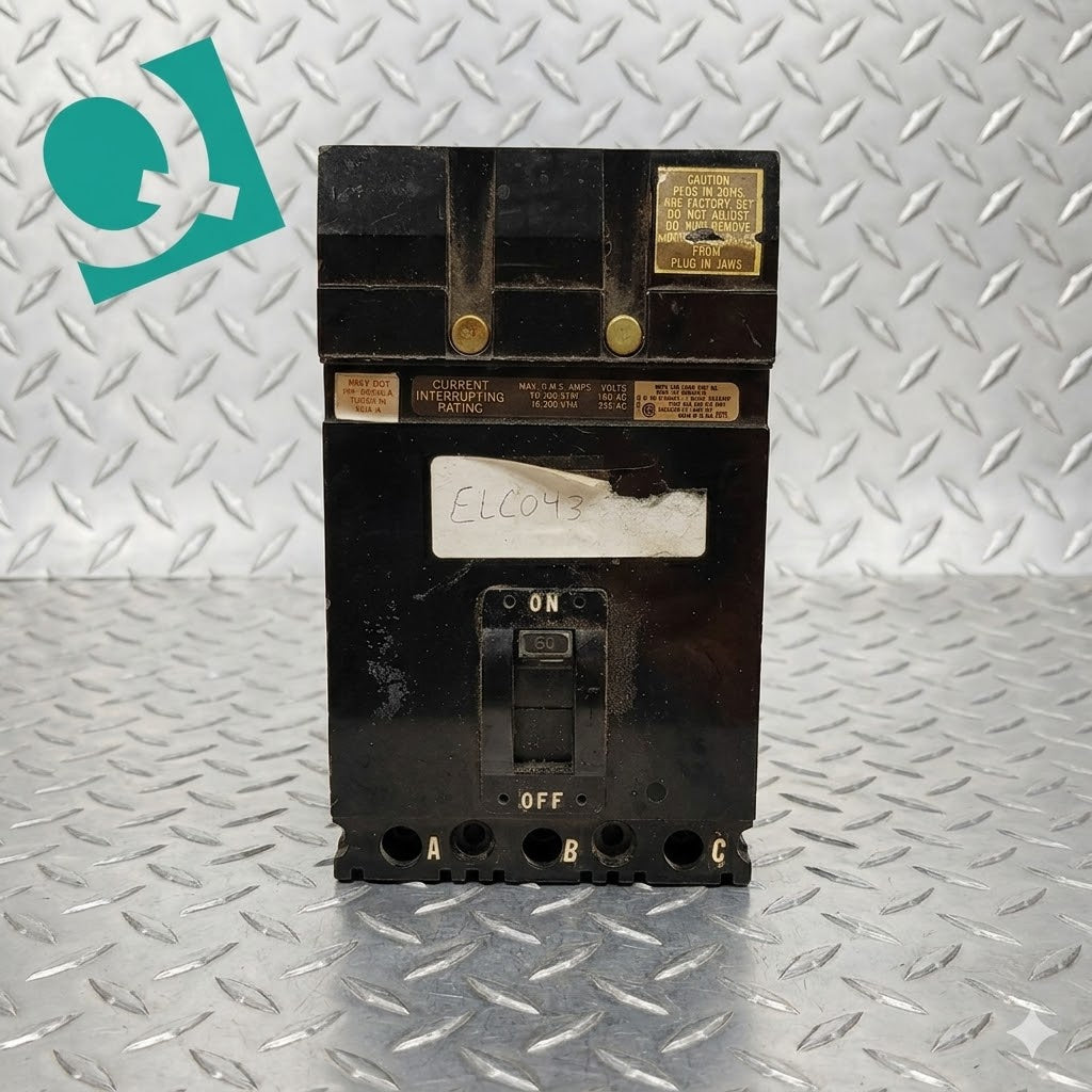 60A I-Line Square D Circuit Breaker 3 Pole 480VAC LK1857 (SKU:3649AA)(3649AA)