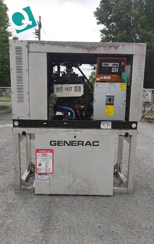 Generac 30KW 120/240V 1PH NG/LP Generator Model 0051911 653.6Hrs(SKU: 113562)
