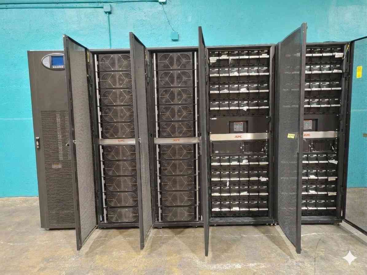 APC Symmetra PX 250kW 480V 3-Phase UPS System Battery Cabinets Liebert FDC PDU