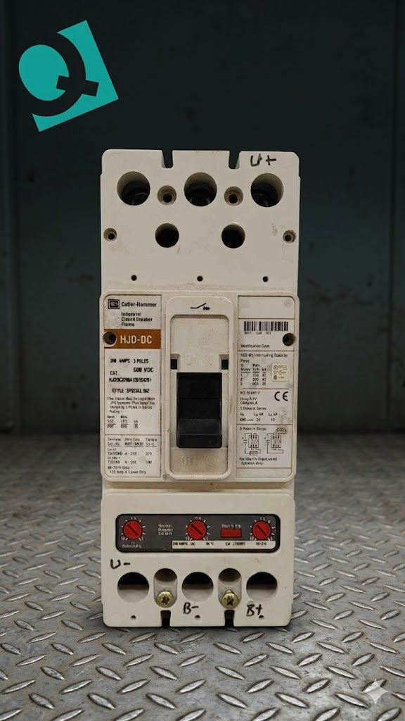 Cutler-Hammer 200A 3 Pole 600VDC HJDDC3200A(104872)