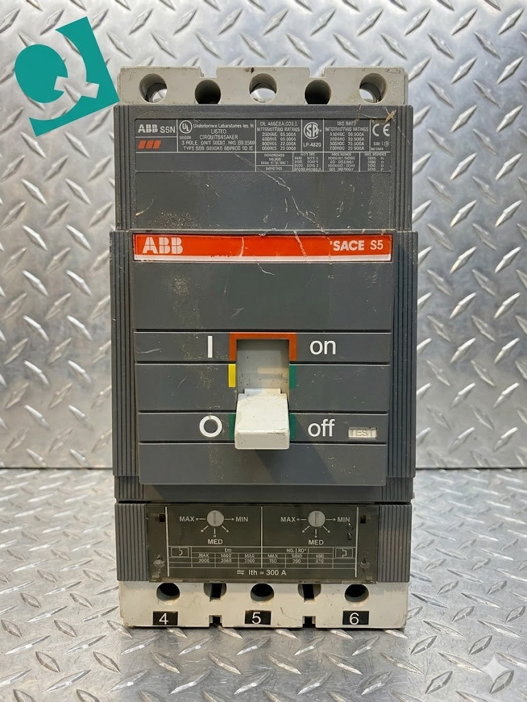 ABB S5N 300A Circuit Breaker XR2389(S6LLST1307)