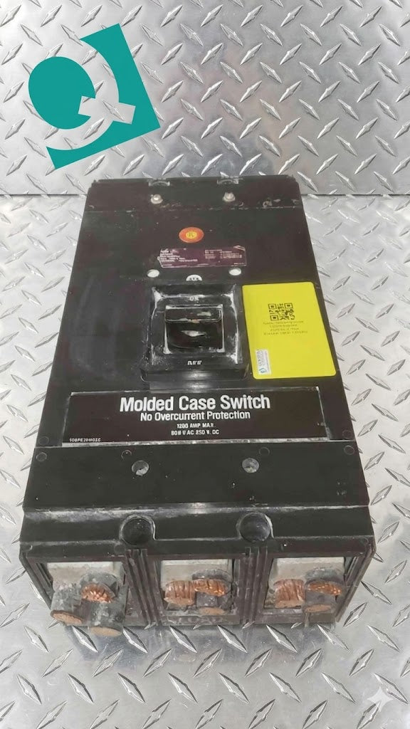 Westinghouse 1200A 600VAC-250VDC 3 Pole Breaker (SKU: 109592)
