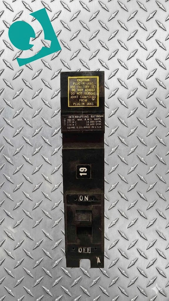 Lot of 62 Square D 20A 1 Pole Circuit Breaker 277VAC LD-672(104839)
