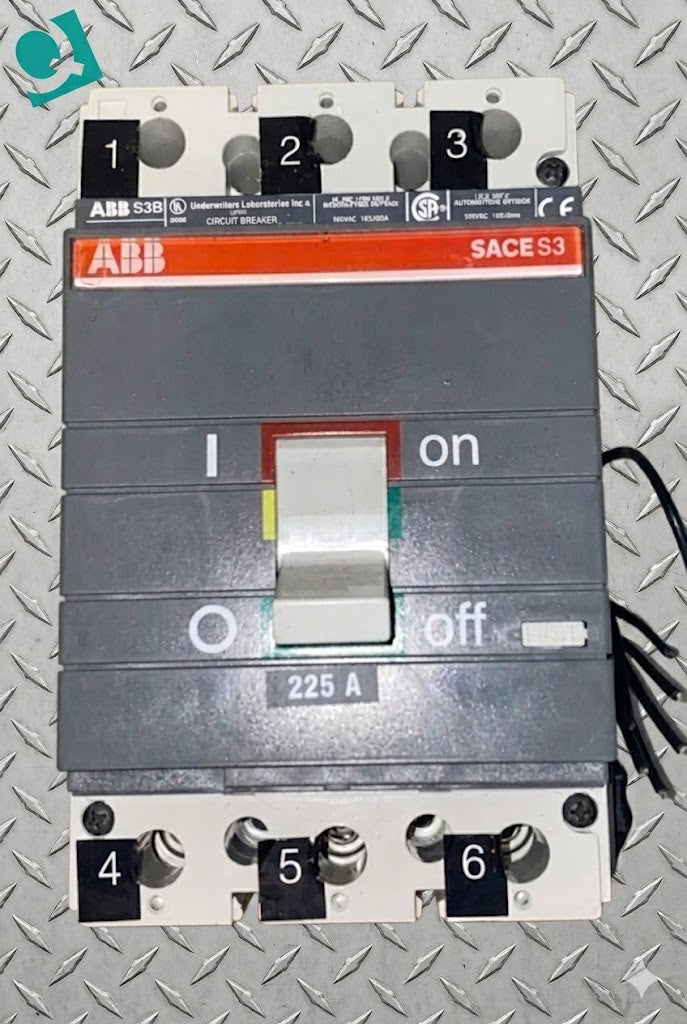 ABB 225A S3 Circuit Breaker AE09047073(S6LLST4587)