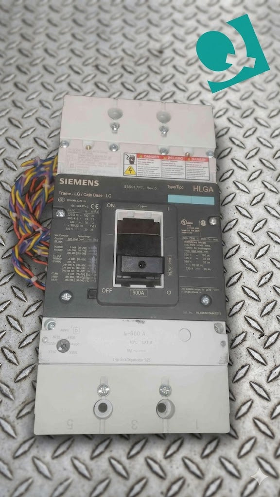 Siemens 600A 600V 3 Pole Breaker HLX3B600MA2REX6 (SKU: 110101)