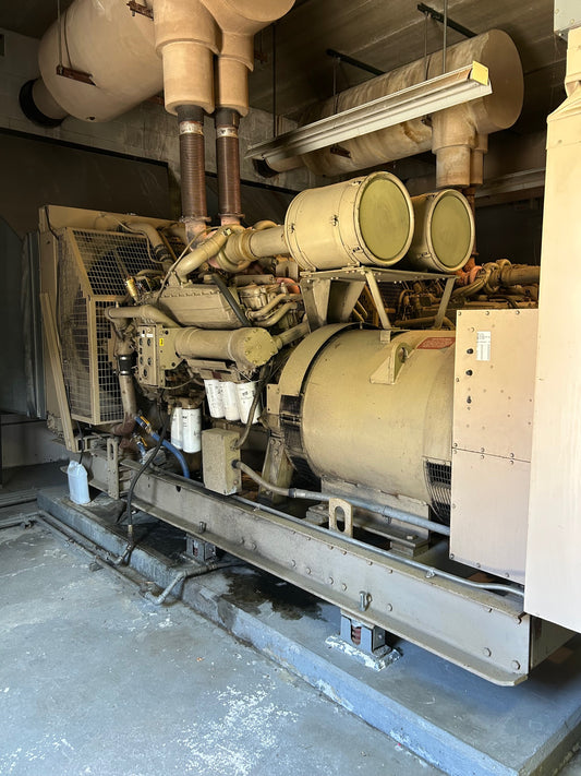 Cummins 500 kW Diesel Generator Set 680FDR5059FF 625kVA 208V/120V 3PH V12 Skid Mount