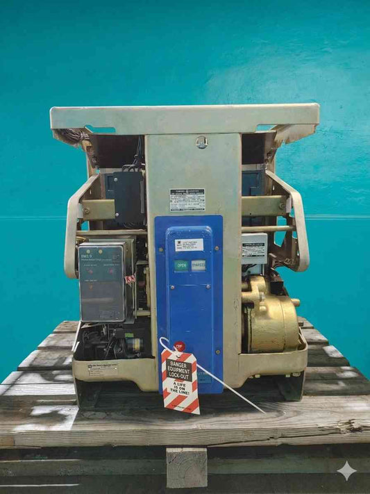 GE AK-T-2A-50 2000A Frame Air Circuit Breaker 600V 3P Drawout RMS-9 Trip Unit