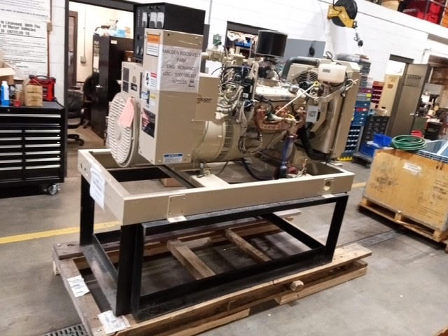 60KW Katolight GM 5.7L 1PH Nat Gas LP Generator NL60GG6 156 Hrs TESTED (SKU: 110687)