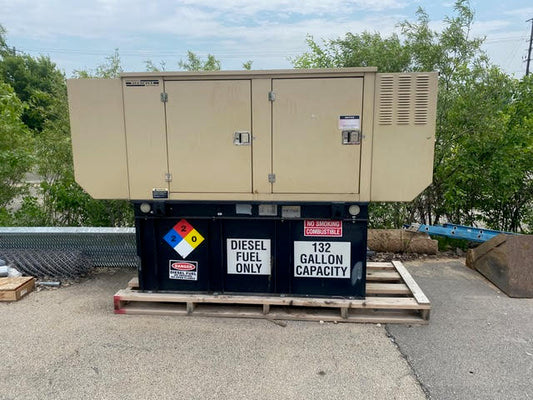 30KW Generac SD030 Diesel Generator 1PH 120/240 2003 379.8hrs