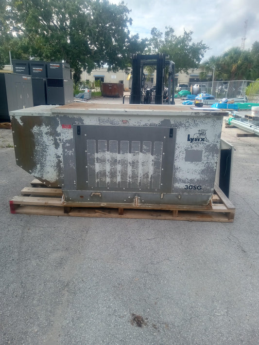 30KW Lynx 30SG 120/240 Nat Gas LP GM 3.0 Generator 592 Hrs. (SKU: 110286)