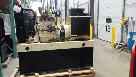 60KW Kohler 60REOZJB 120/240 254A 1PH Diesel Generator 4045 John Deere TESTED (SKU: 110682)