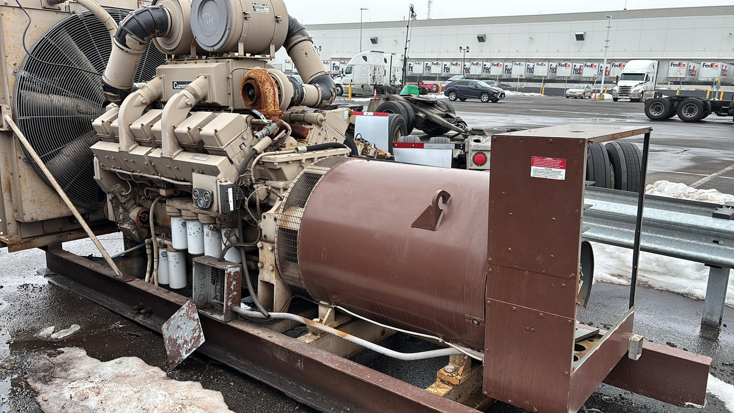 750KW Cummins Diesel Generator 480V KTA2300 TESTED (SKU: 112425)