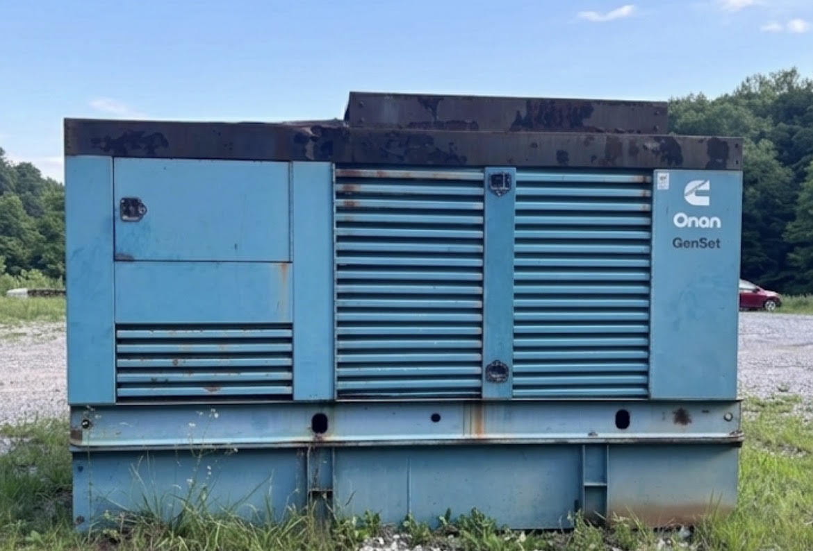 Cummins Onan 250 kW Diesel Generator DFAC L10 277/480V Enclosed 78 Hours