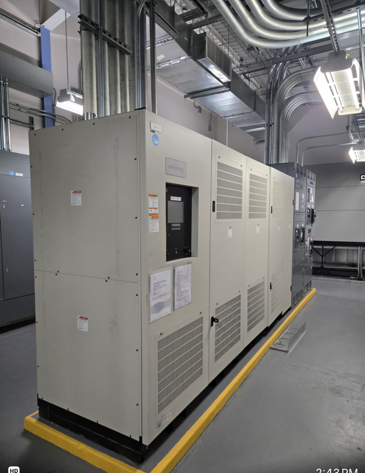 750KVA Eaton PowerWare 675 Model 9315-750 UPS 480x480V