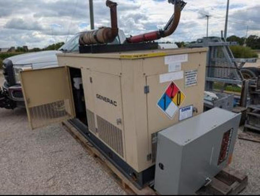 AS-IS 35KW Generac SG035 NG/LP Generator 1ph 120/240 '97 AS-IS Non Working