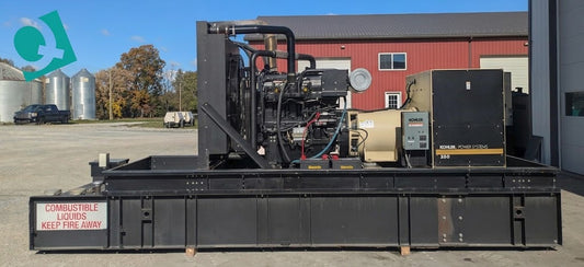 350KW Kohler 350ROZJ Diesel Generator 3ph 277/480 252Hrs '13 TESTED