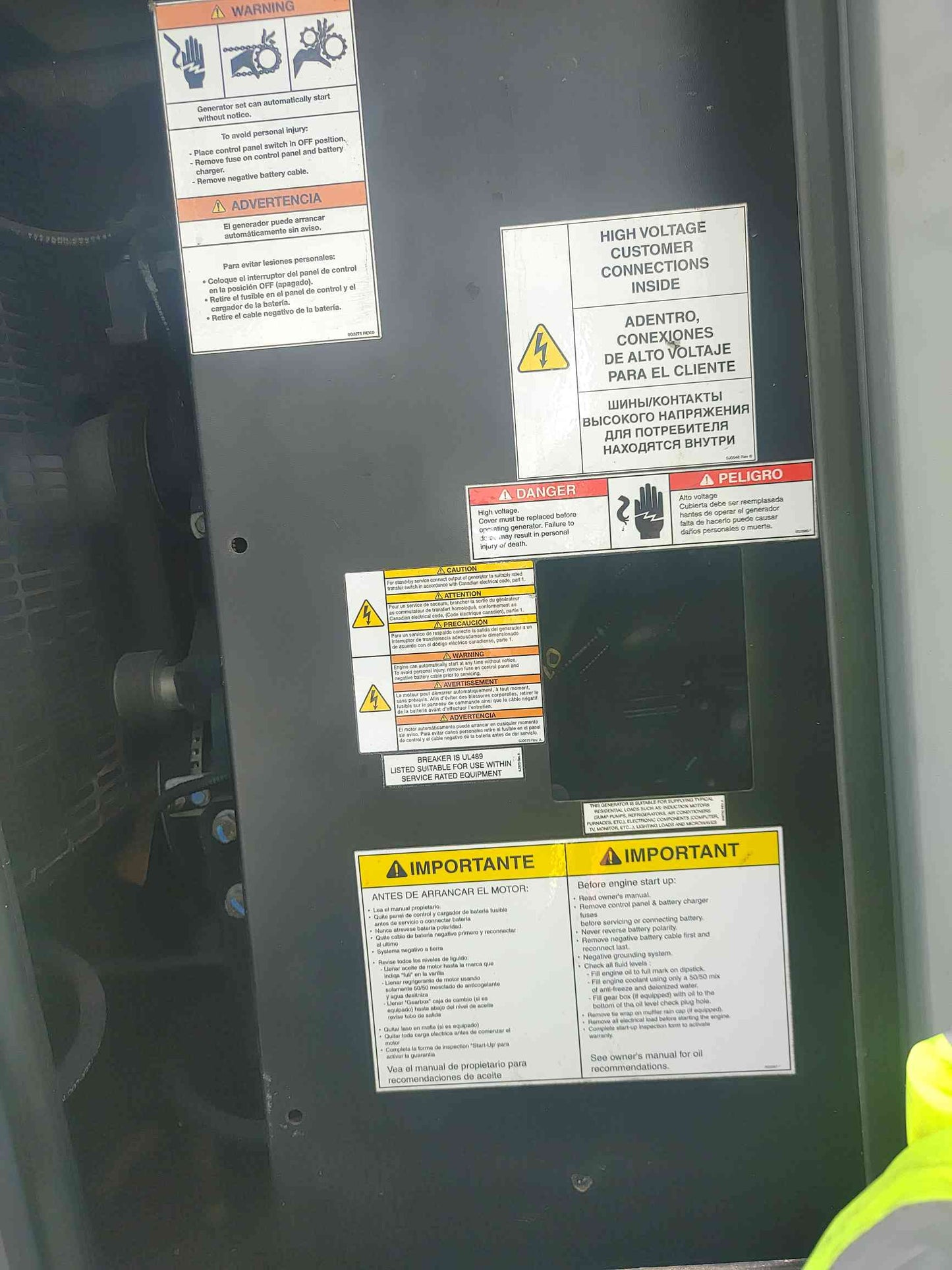 50KW Generac 1PH Diesel Generator SD0050 378.2Hrs 2.4L FPT '13 TESTED (SKU: 110723)