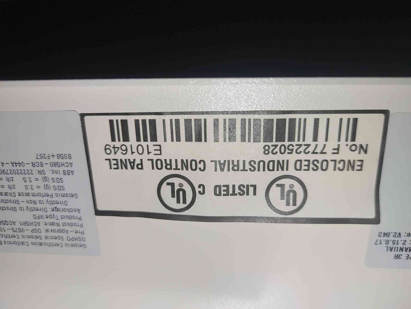 ABB ACH580-01 VFD Drive in Enclosure (SKU: 112303)