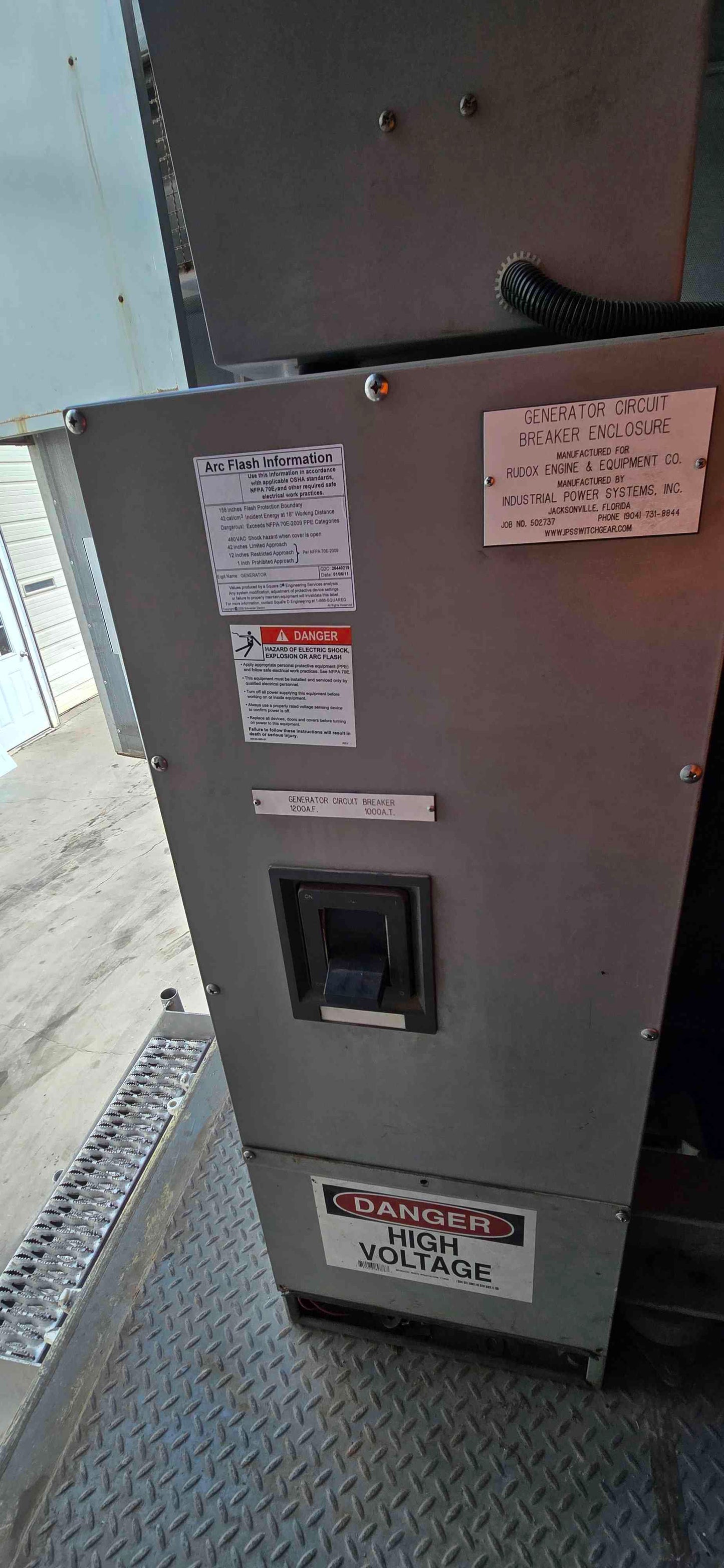 600KW Mobile 900HP Mitsubishi Diesel Generator Rudox 3644Hrs TESTED '09
