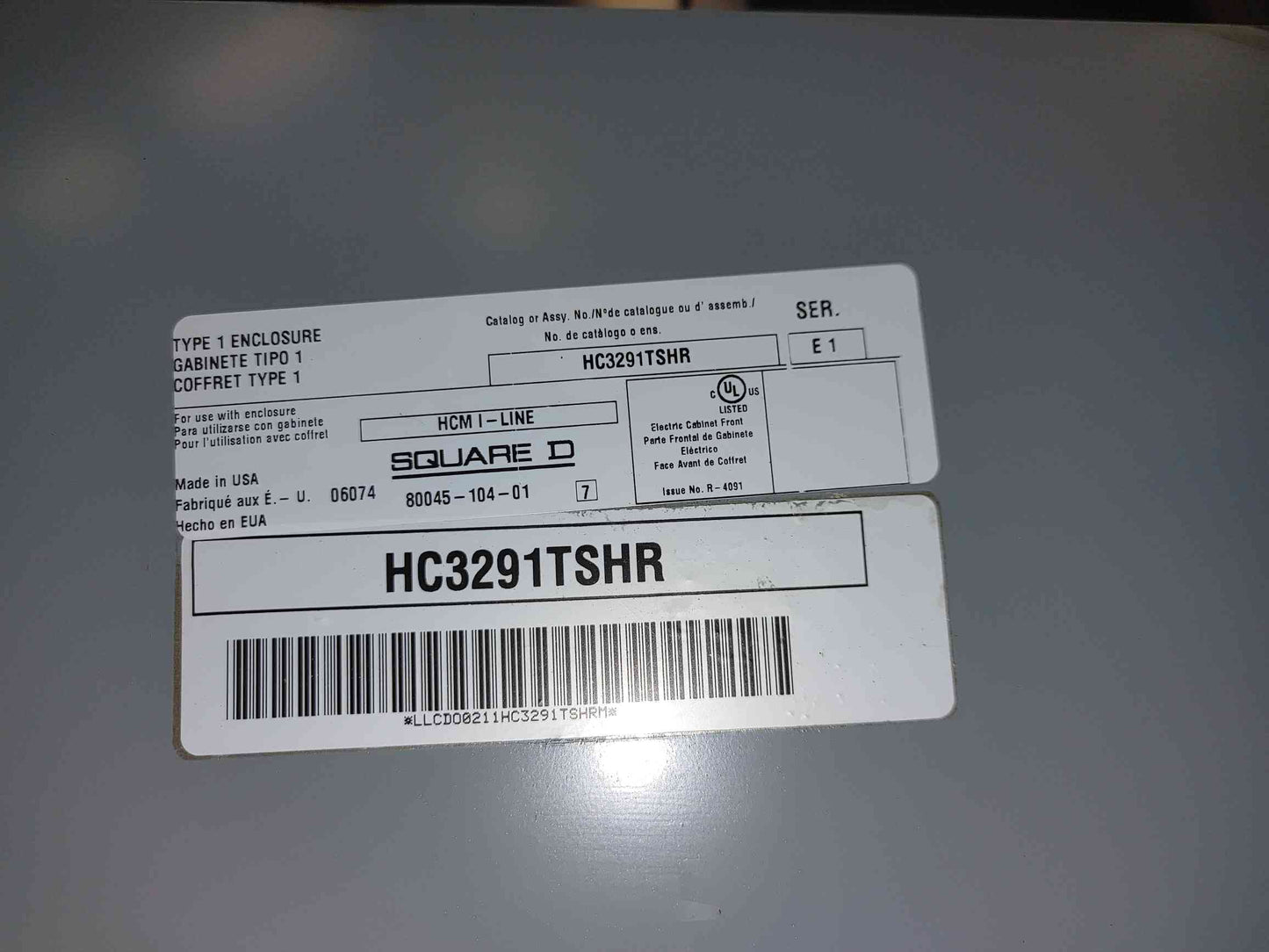 Square D I-Line HCM Panelboard 800A 480Y/277V 3Ph 4W w/ Meter Section (SKU: 113136)