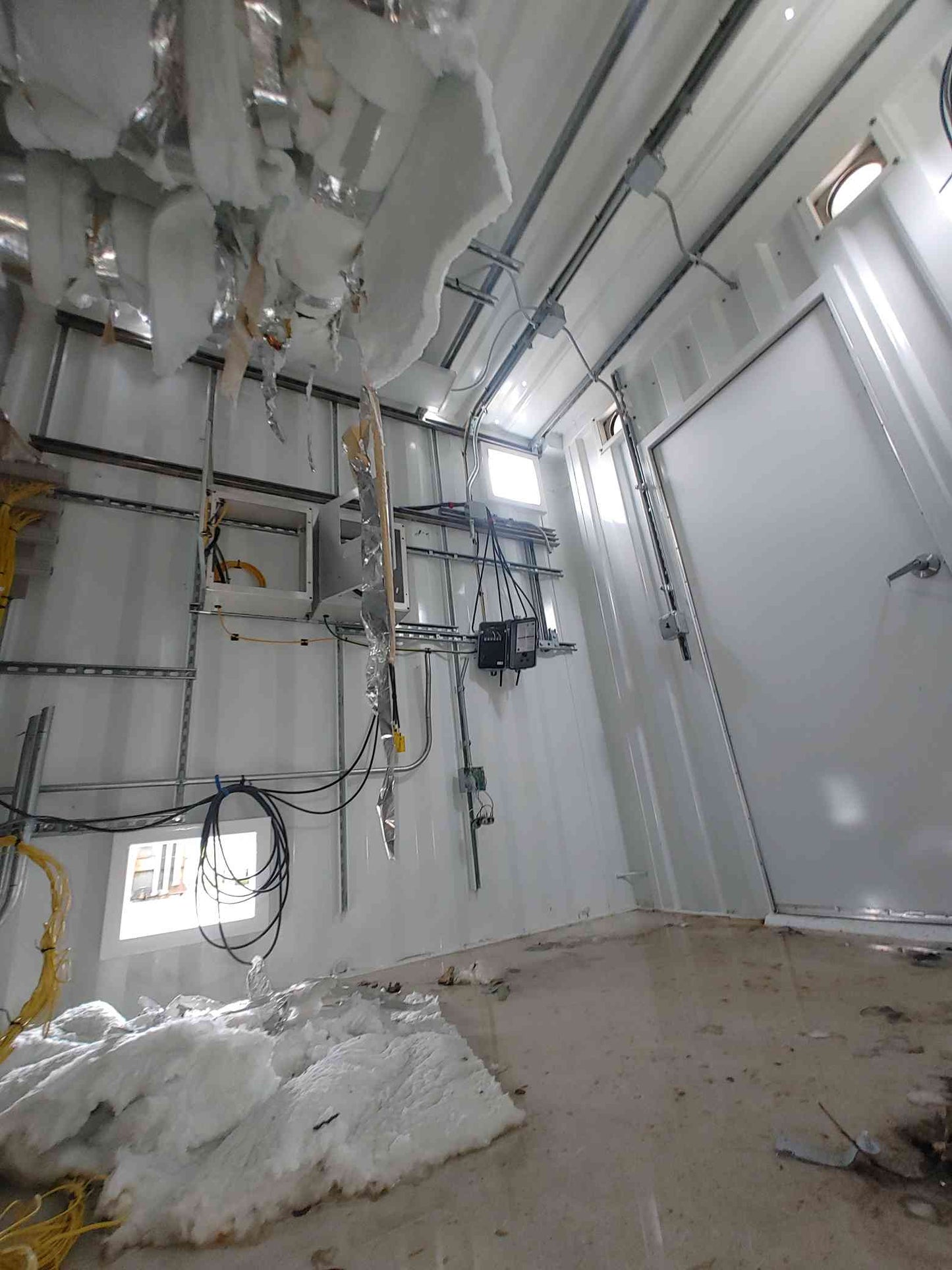 Large Industrial Oven w/ Built-in Controls Room in Shipping Container (SKU: 112031)