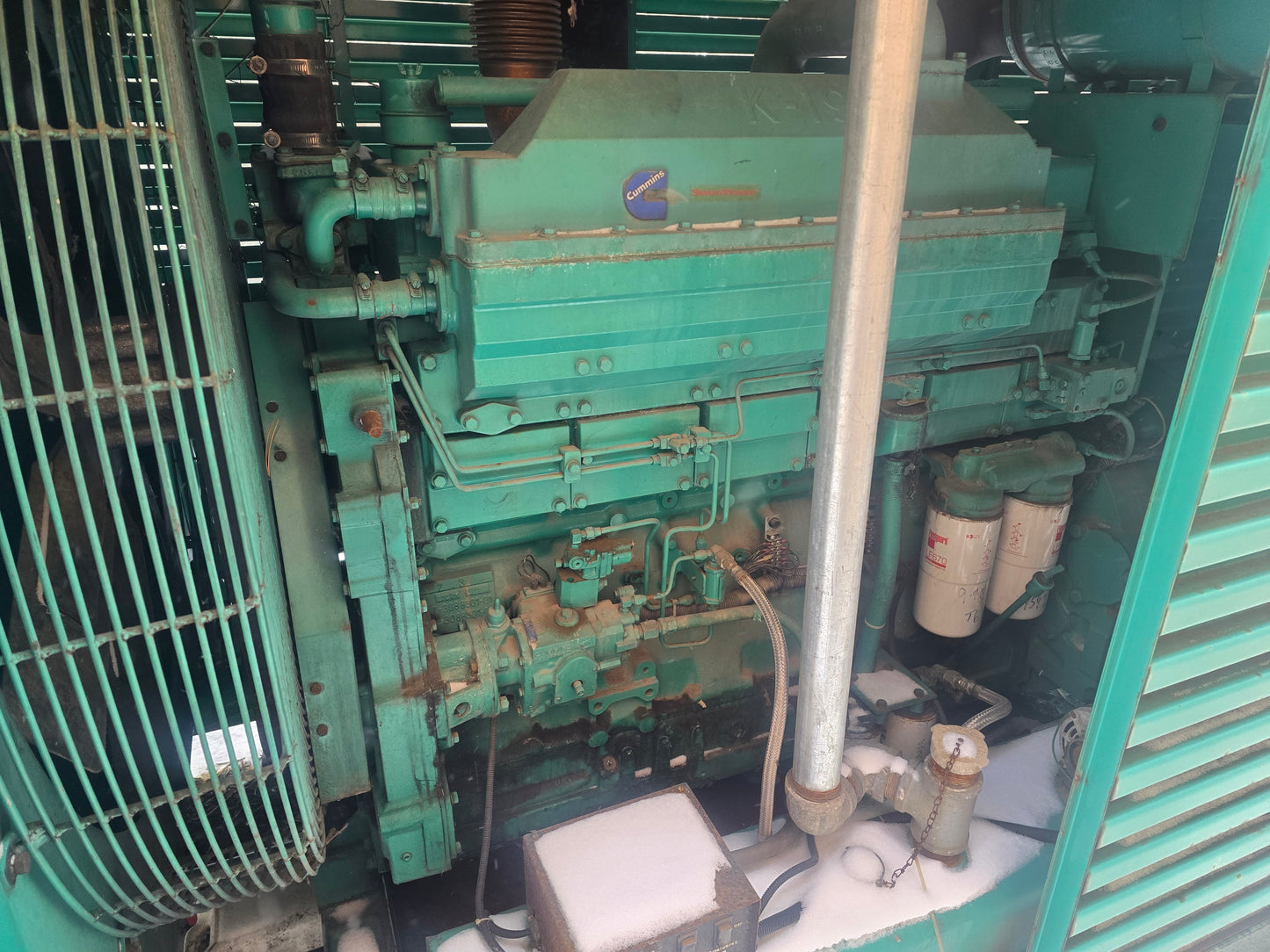 Cummins Onan 500kW Diesel Generator DFED-4491103 PowerCommand Enclosed 480V