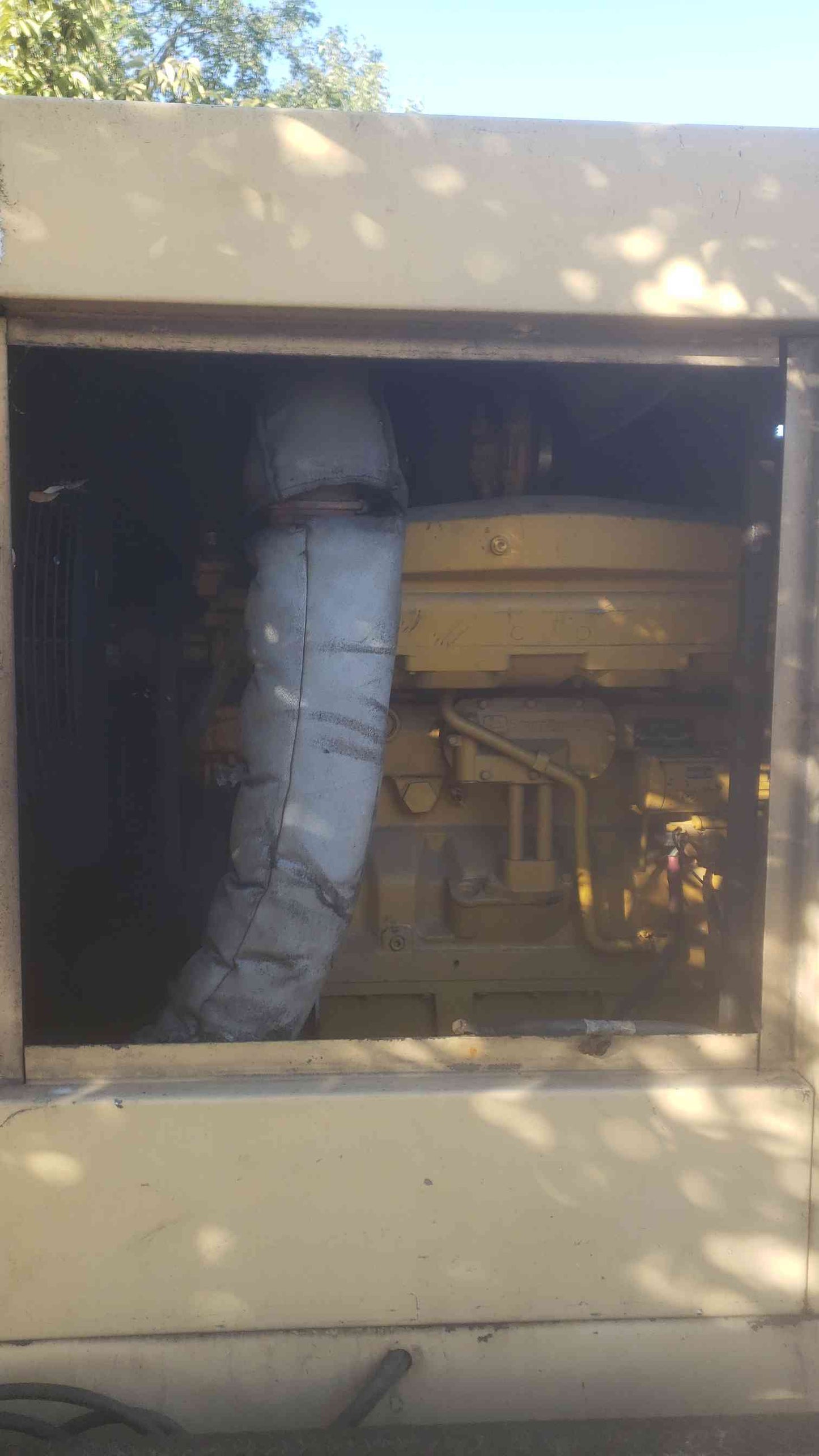 175KW Coleman SuperQuiet Diesel Towable Generator 2643 Hrs Trailer John Deere 6081 Multi Voltage Selector TESTED