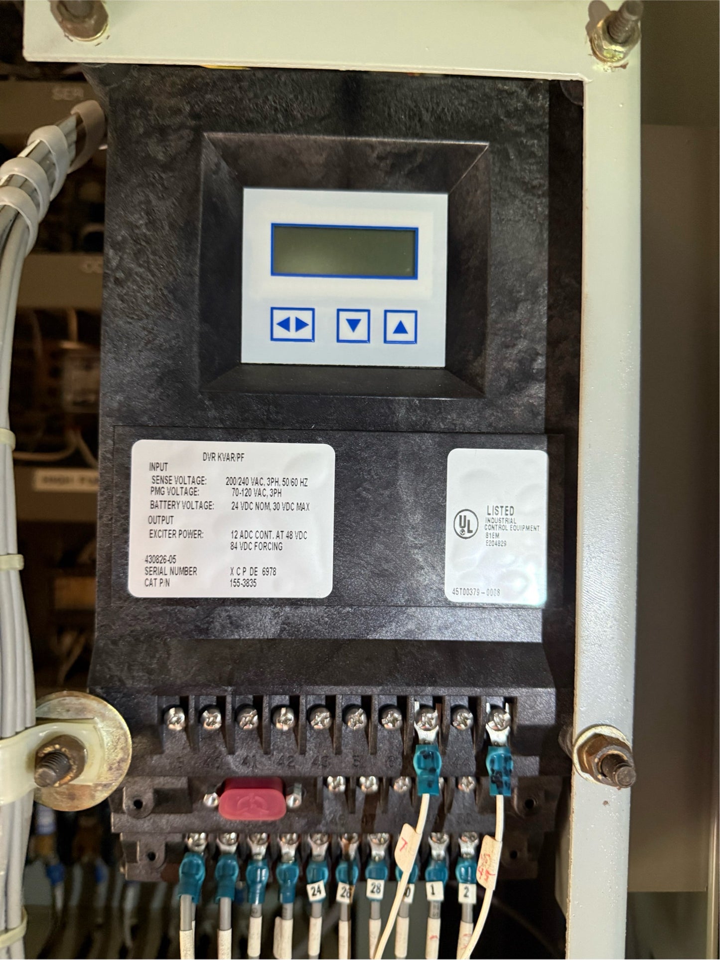 Generator Control Panel