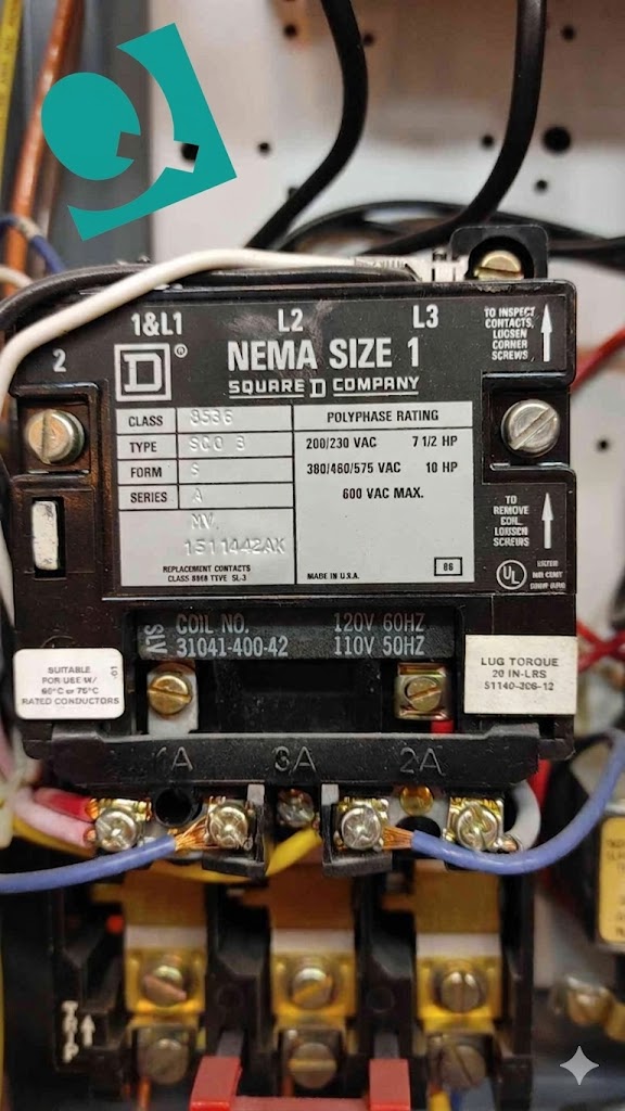 Square D Starter NEMA Size 1 Circuit Breaker 30A 1334067B(103402)