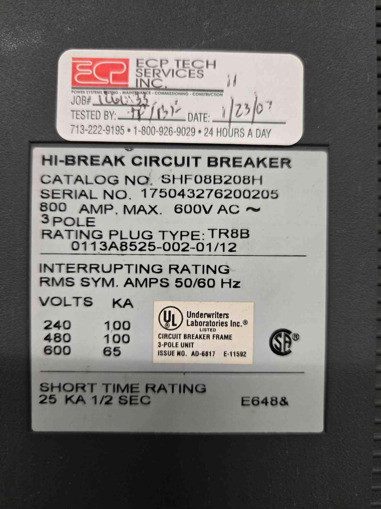 4000A GE Power Break Switchboard Switchgear Dual SSD 4000A Main & 14 SHF 800A Sub Feeds (107637)
