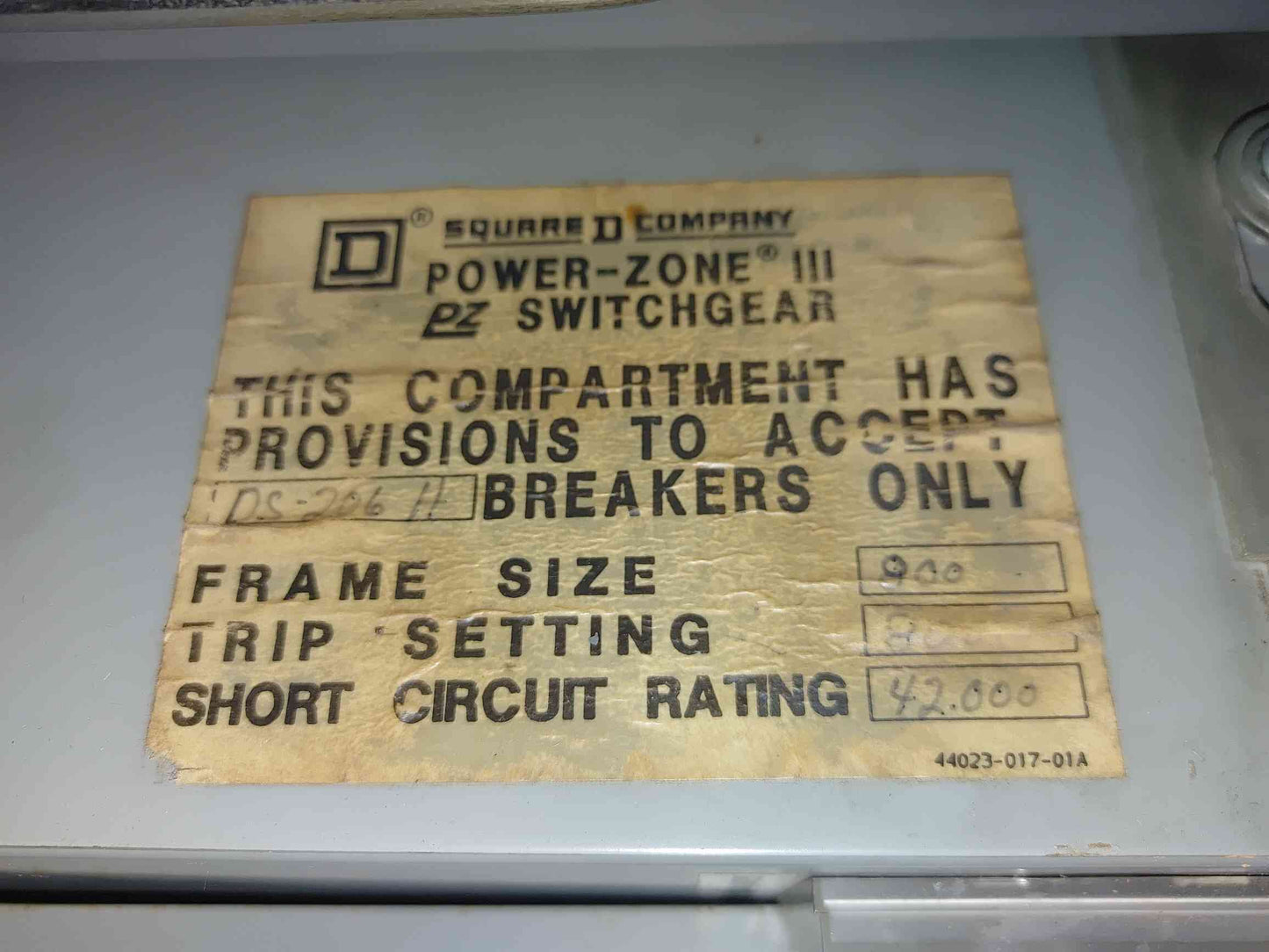 Westinghouse DS-206H 800A Circuit Breaker (110739)