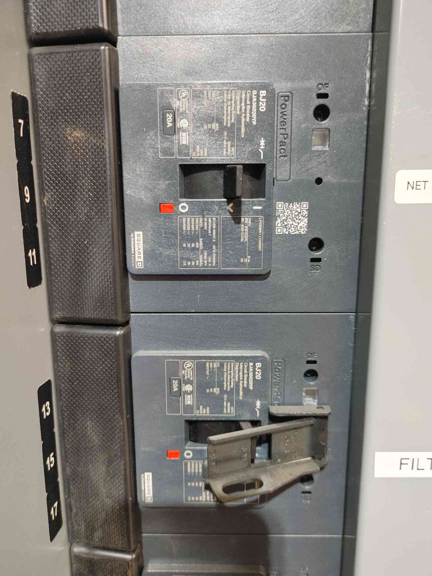 1000A Square-D HCR-U I-Line Panelboard 480/277 3PH 8 Breakers & Main (SKU: 111331)