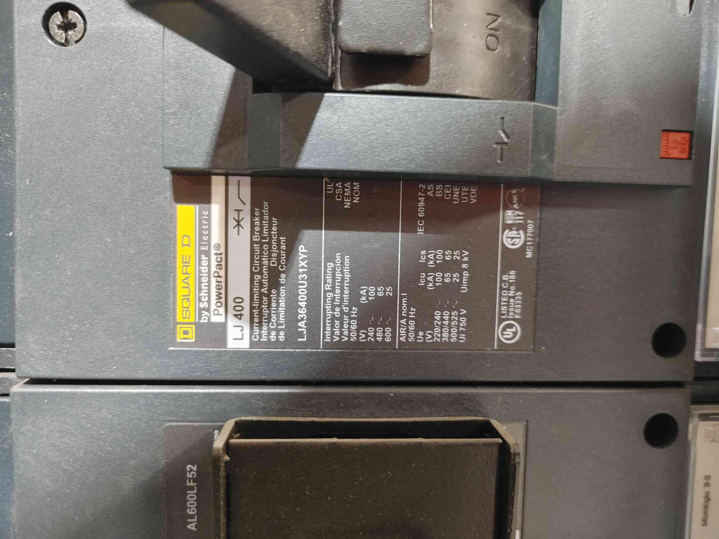 1000A Square-D HCR-U I-Line Panelboard 480/277 3PH 8 Breakers & Main (SKU: 111331)