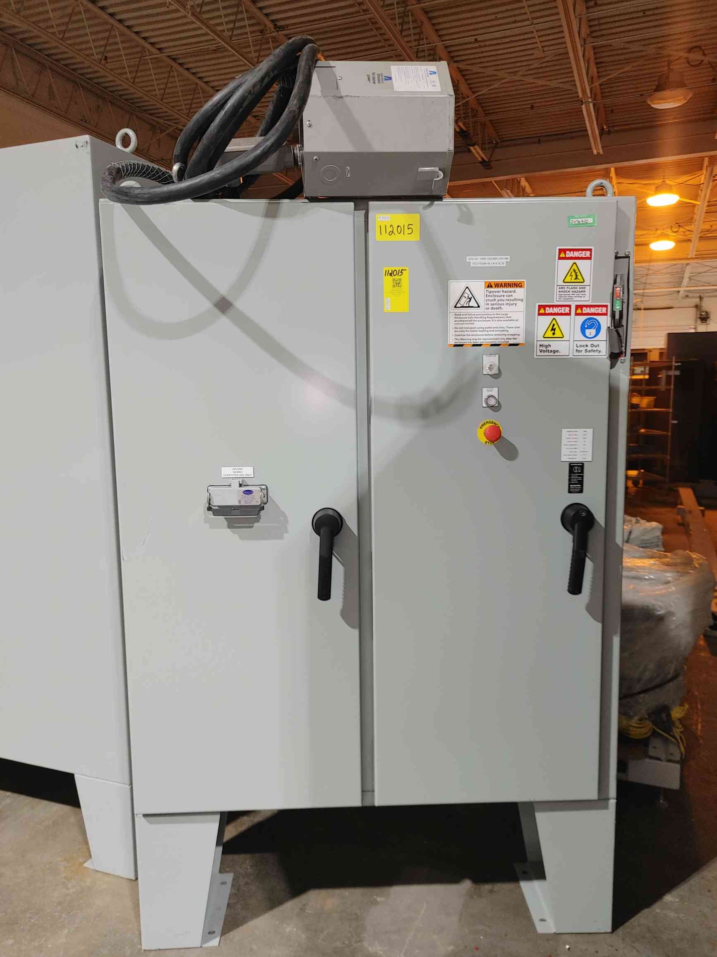 Industrial Batttery Control Panel 61.2A 480V 3PH 60Hz '22(SKU: 112015)