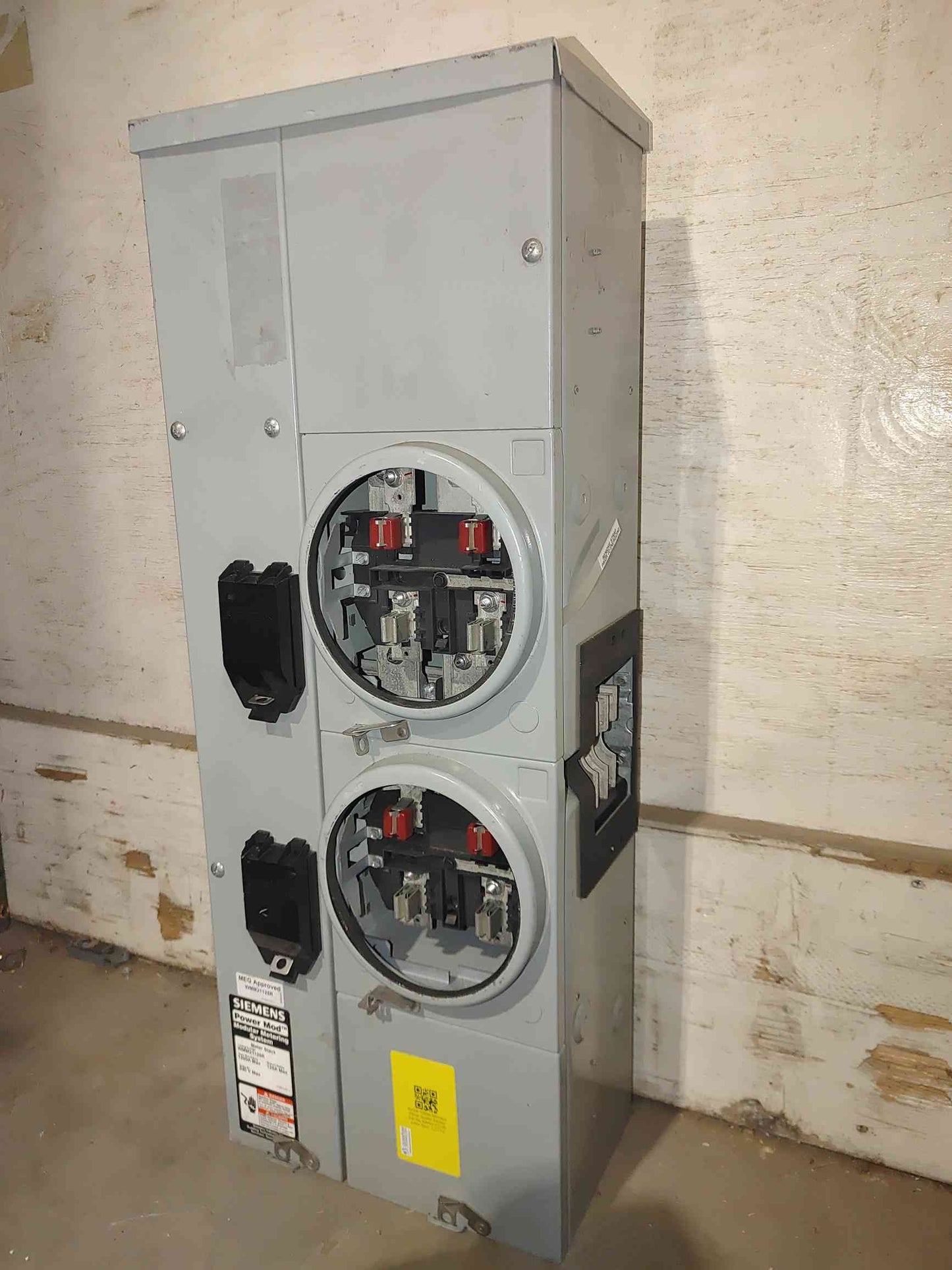 NEW Siemens WMM21125R Power Mod 2-Gang Meter Stack 125A Outdoor 1200A Bus (SKU: 111771)