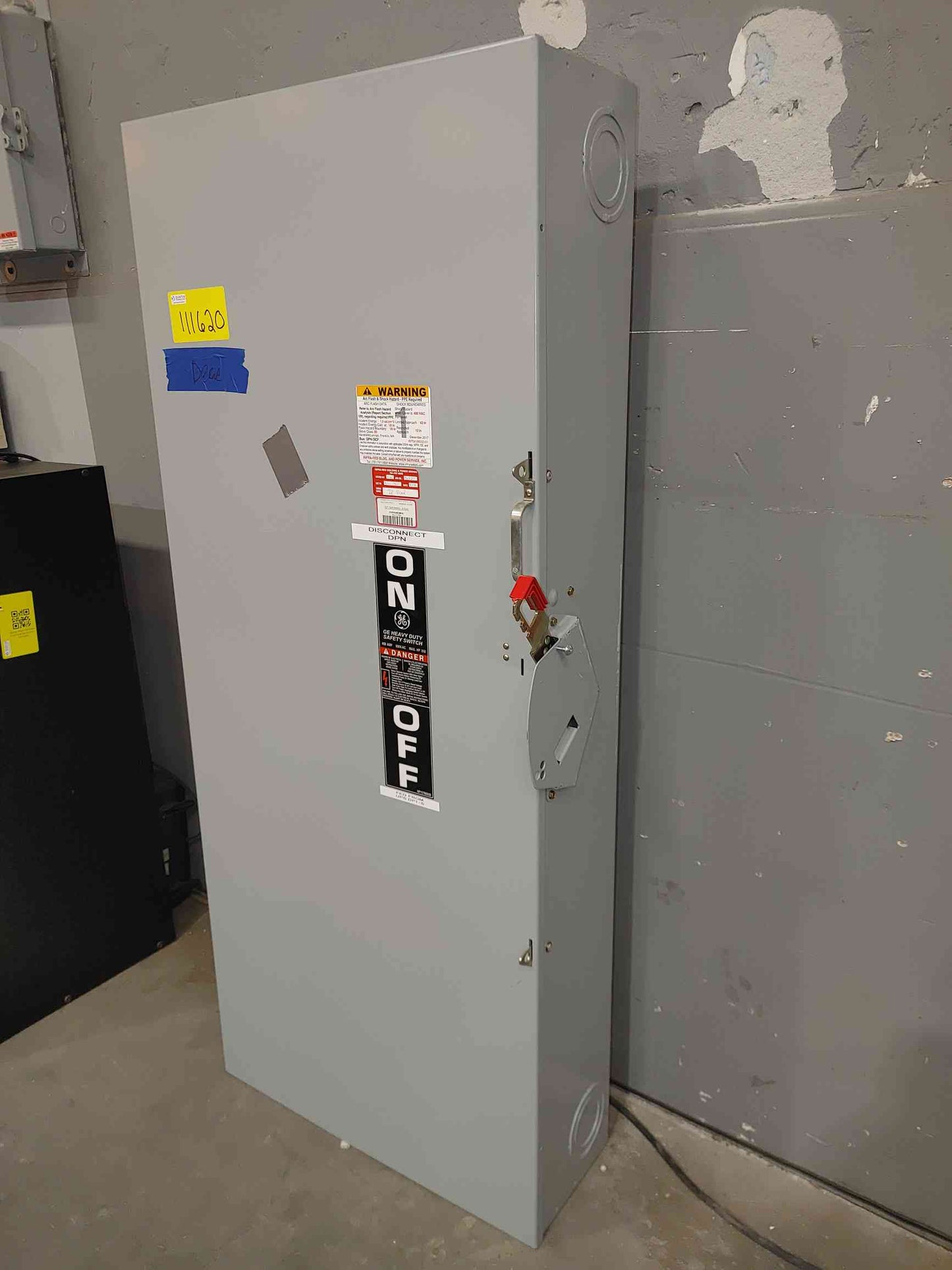 400A GE Safety Switch 600VAC/250VDC Model Number 11(SKU: 111620)