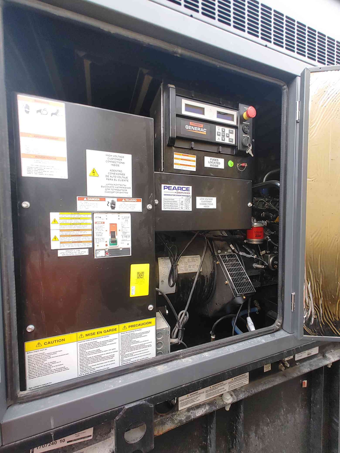30KW Generac SD30 120/208V 104A 3PH Diesel ONLY 13Hrs TESTED (SKU: 111787)