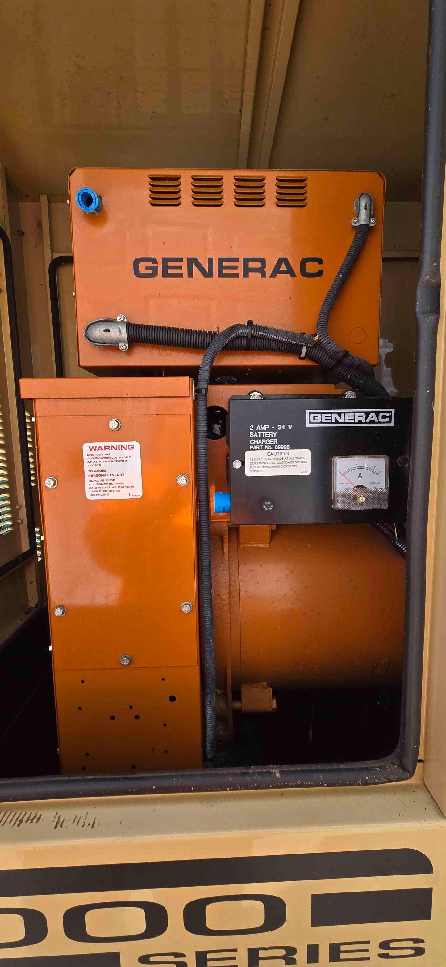 50KW Generac Generator 3.3L Daewoo Diesel 868Hrs LOAD TESTED '02
