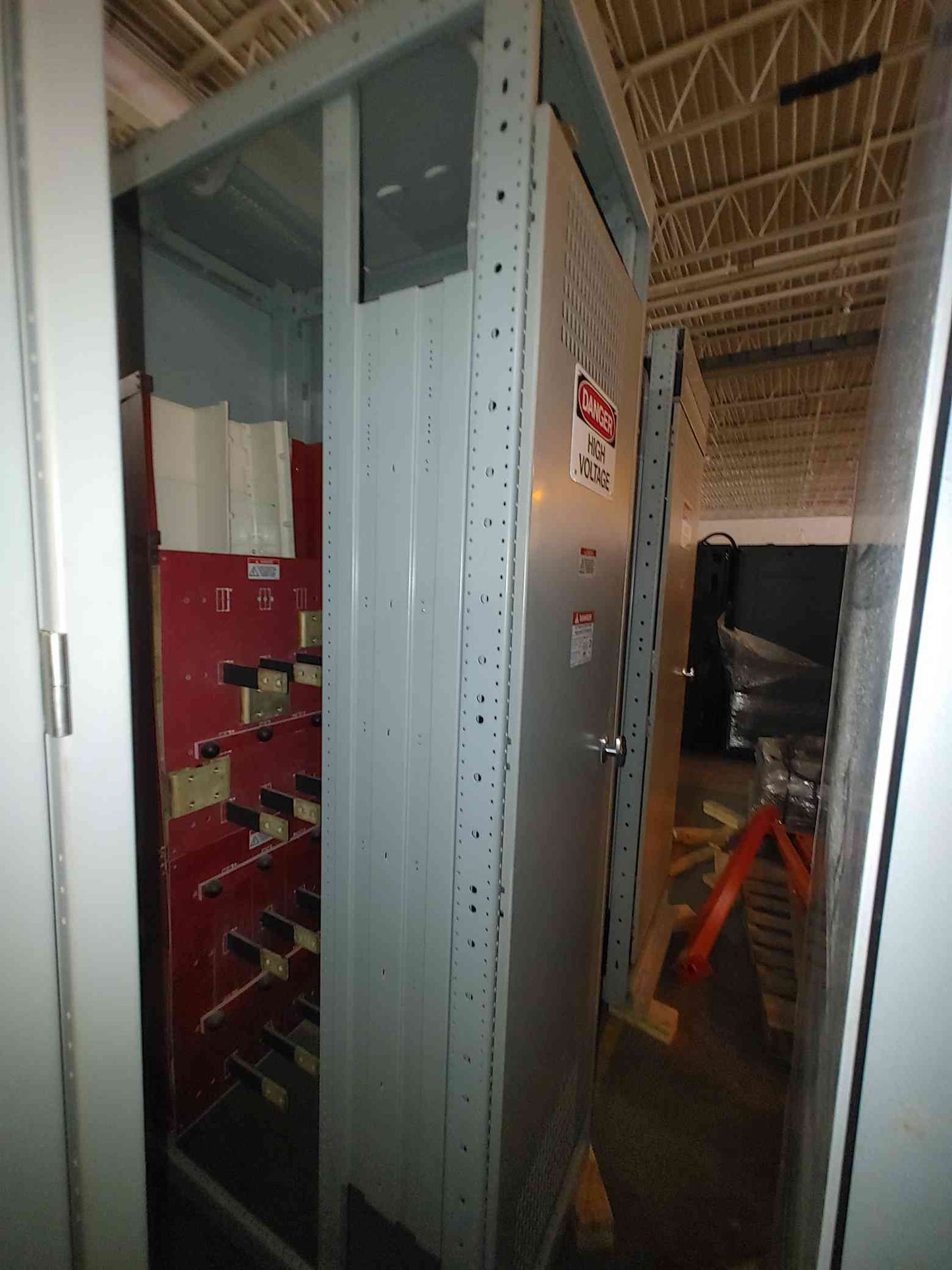 GE Power Break Switchboard 4x 800A SHF08B208H Power Break II Breakers 480V (112941)