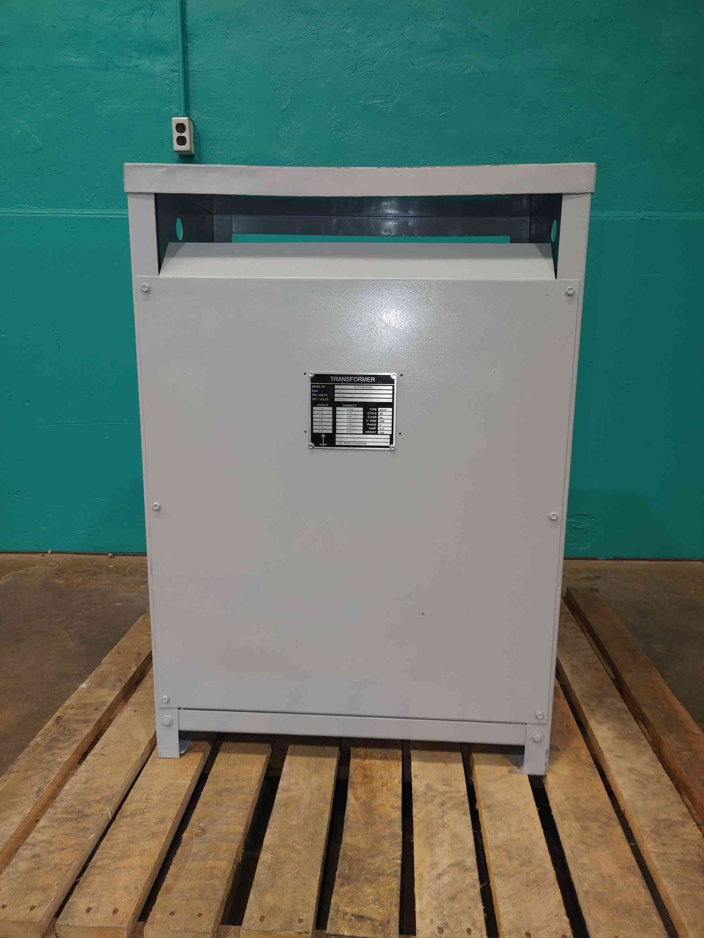 35kva Transformer 208 to 460V Nema #1, 3-Phase Rebuilt (SKU: 112170)