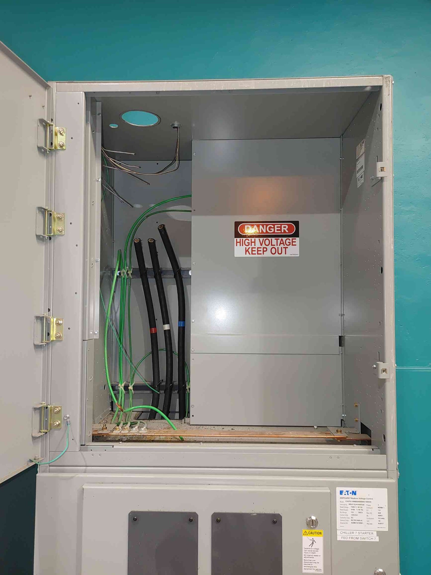 50KA Symmetrical Eaton AmpGard Medium Voltage Motor Control 7200/4160V CVST (SKU: 111333)
