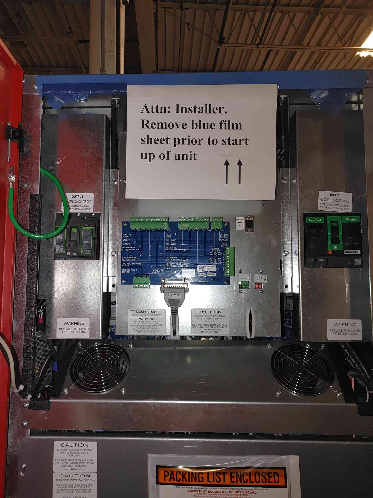 Trystar EON EL3 30kW Emergency Lighting Inverter 277/480V EON-NNX-30KW-2S11 NEW(SKU: 111358)