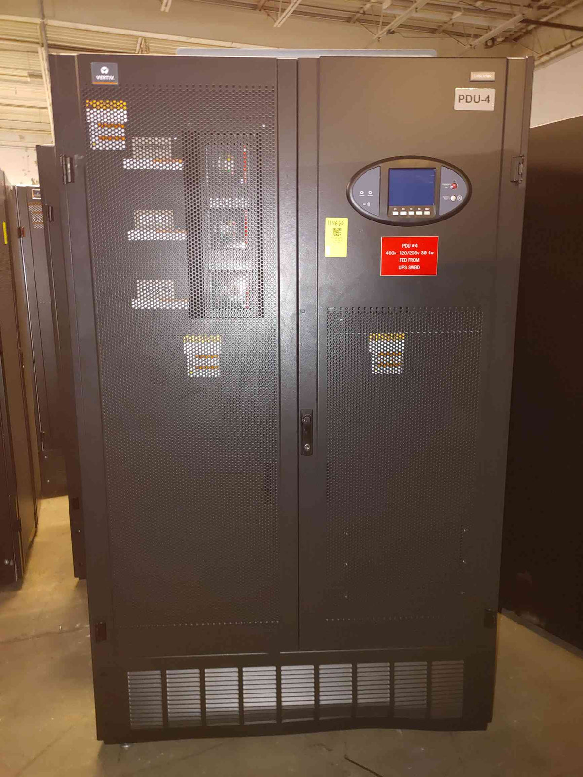 Vertiv Liebert FPC 150kVA Data Center PDU 480V to 208/120V FPA15C417GS0251 2017