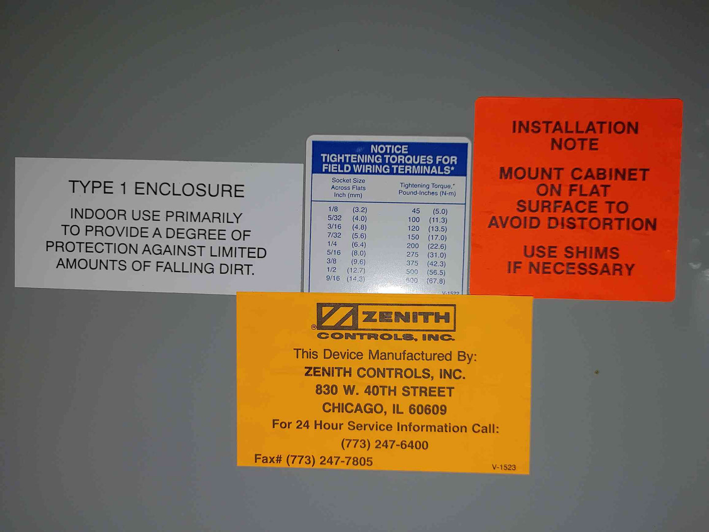 Zenith Controls 400A Automatic Transfer Switch ATS NEMA 1 480V 600V Emergency