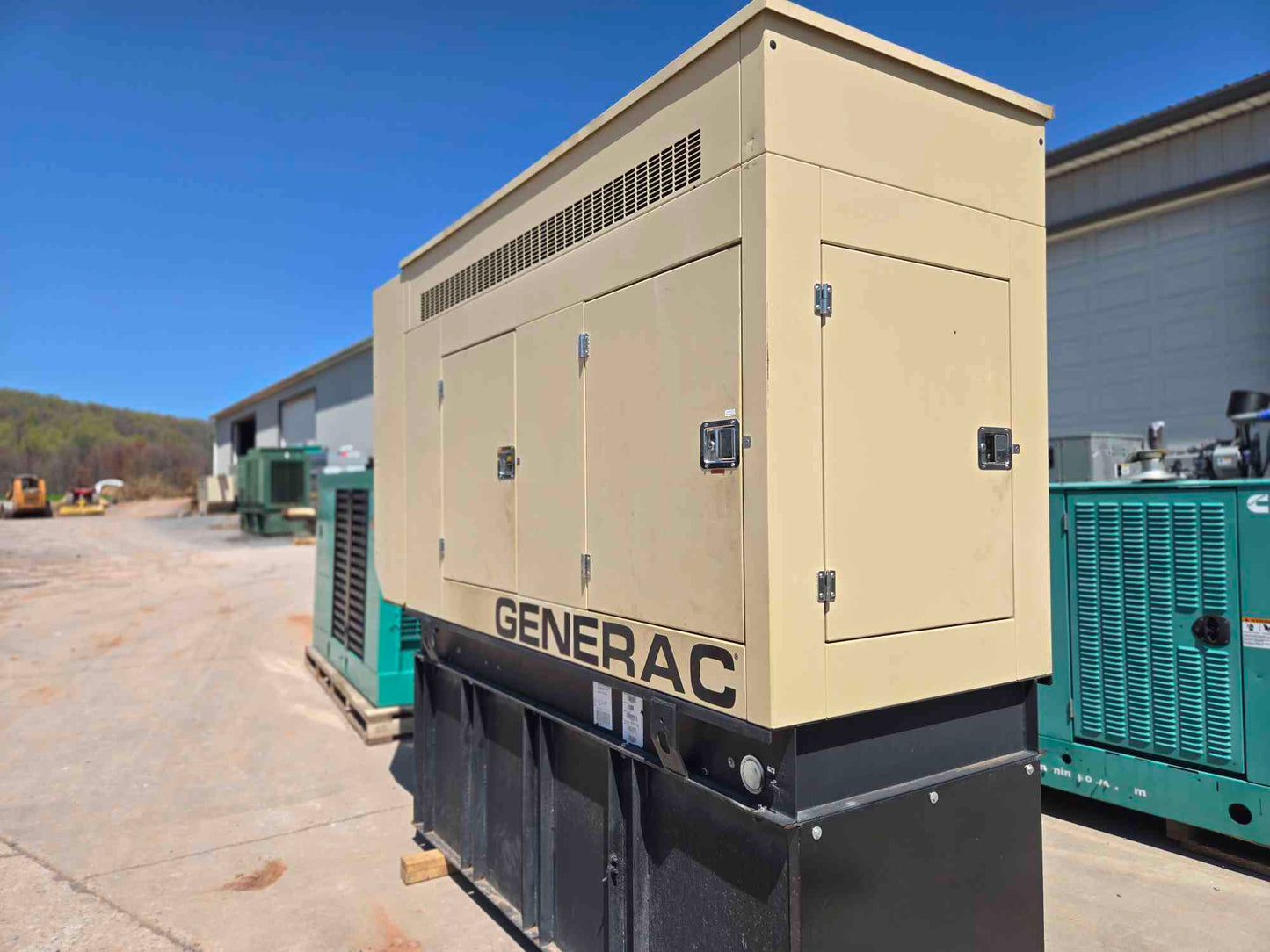 60KW Generac Generator 5030 John Deere Diesel 1Ph '06 820Hrs. LOAD TESTED