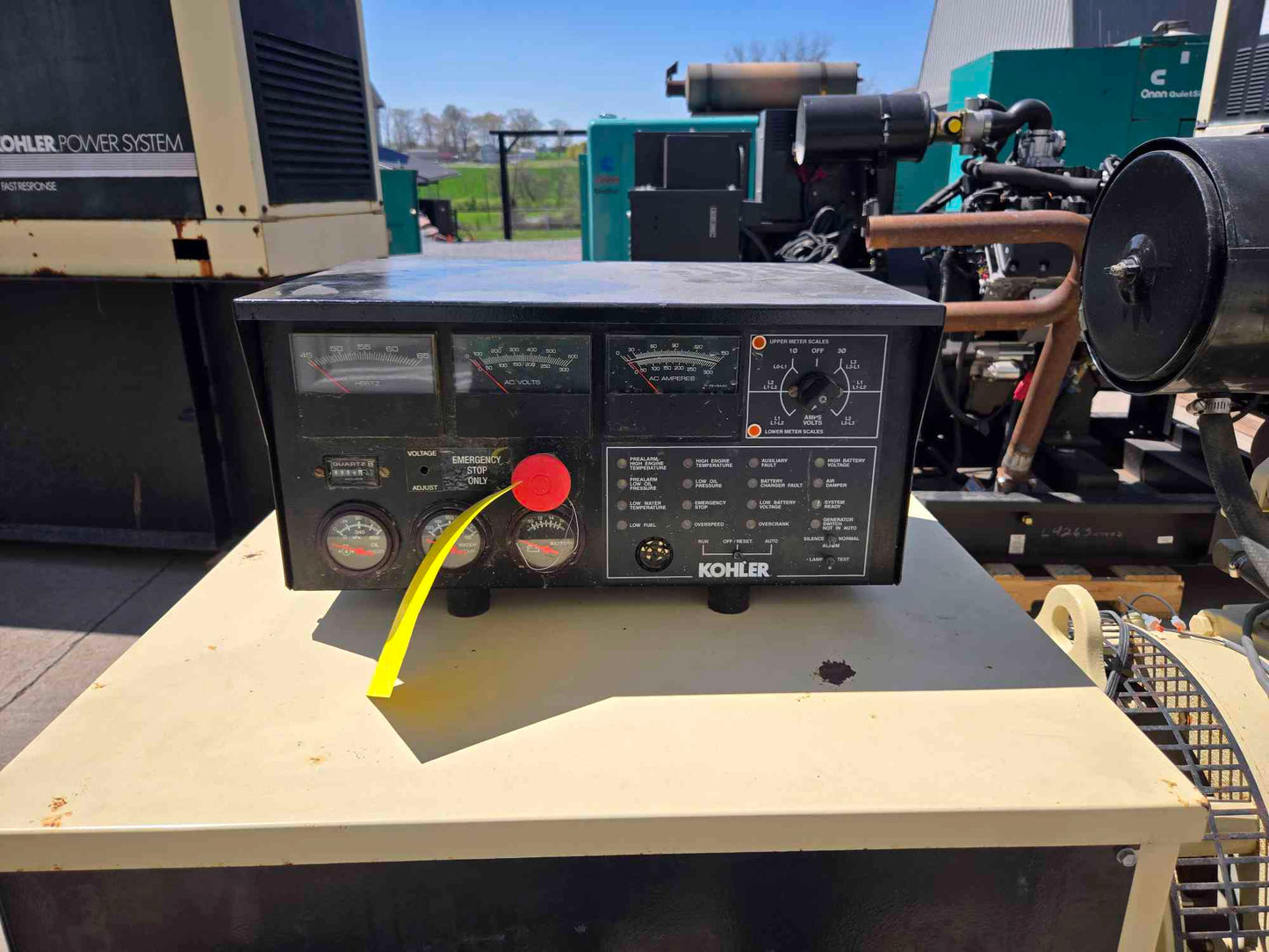 54KW 60KW Kohler Generator 4039 John Deere Diesel '01 337Hrs LOAD TESTED